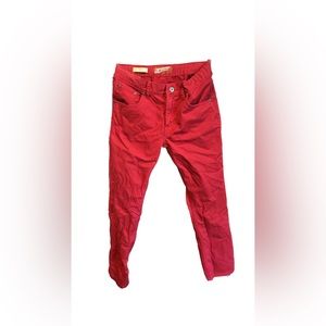 red arizona jeans